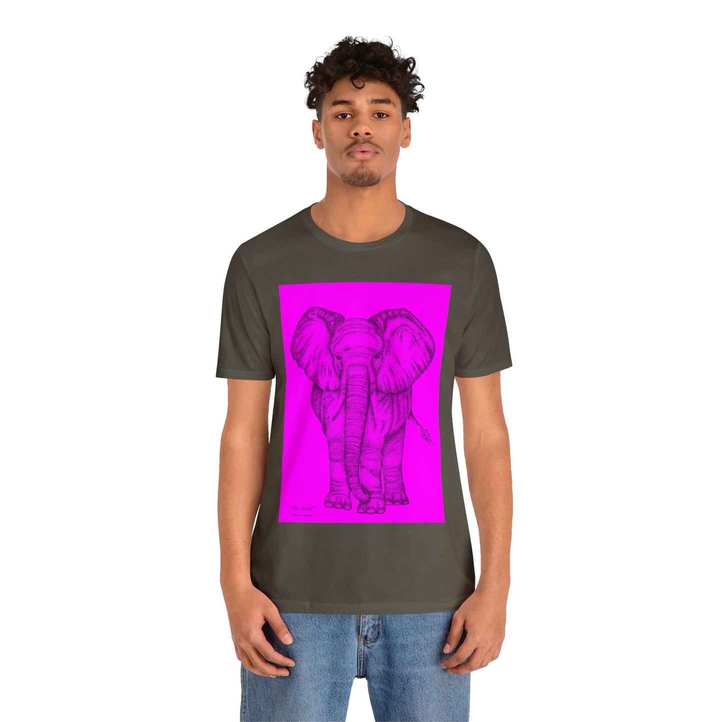 Patrick James - Be Kind - Black on Pink