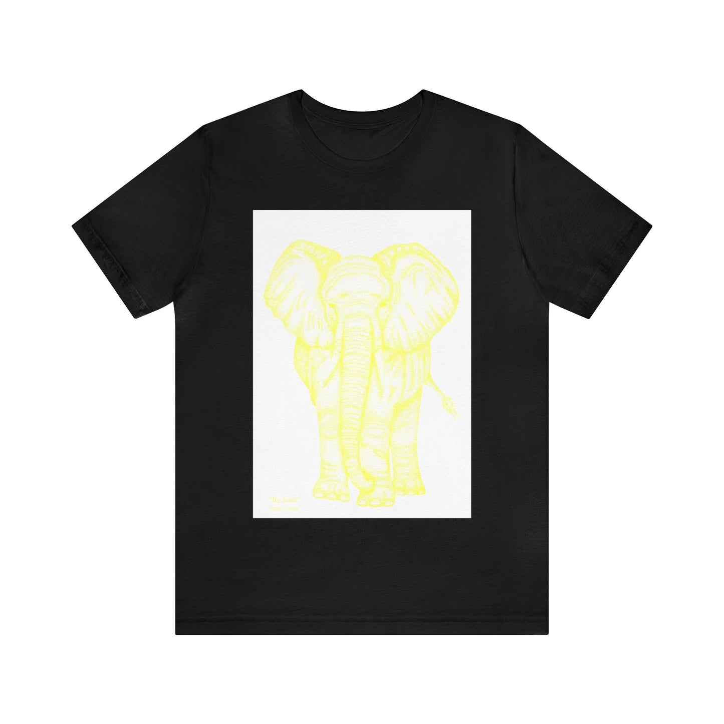 Patrick James - Be Kind - Yellow on White