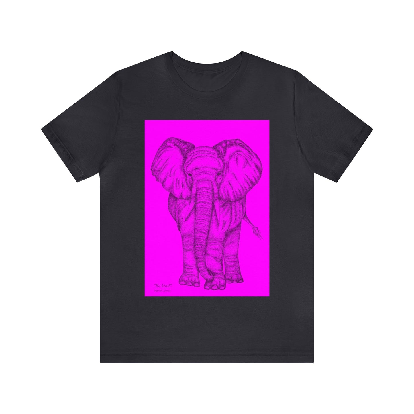 Patrick James - Be Kind - Black on Pink