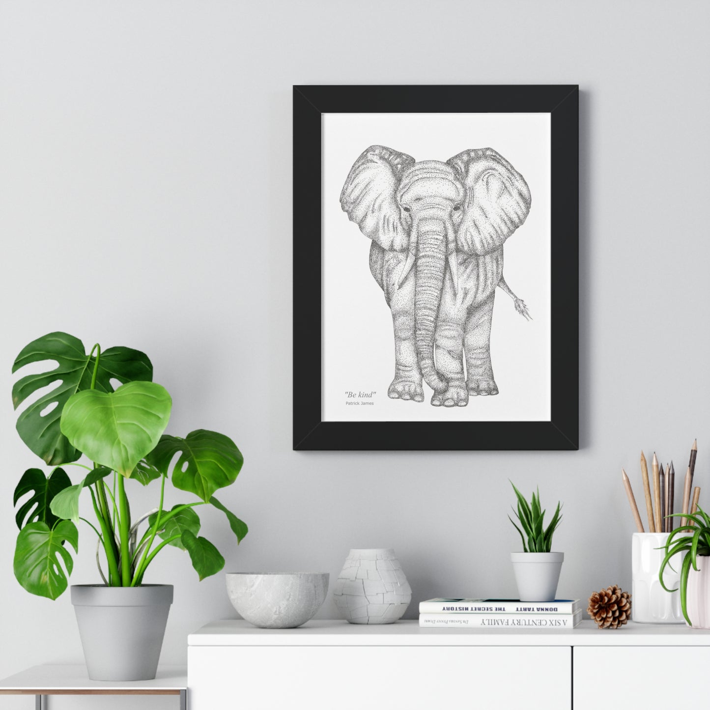 Framed Vertical Poster