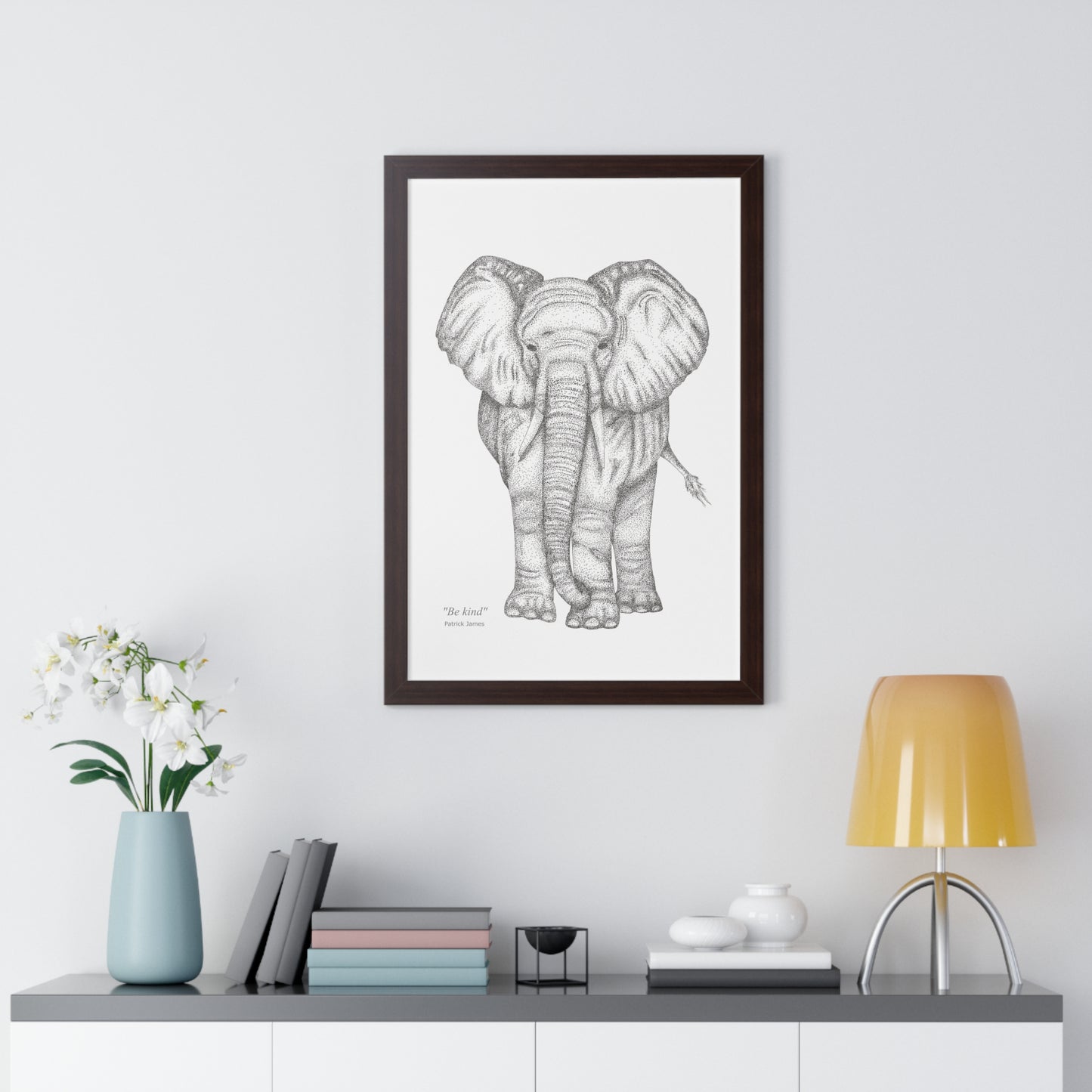 Framed Vertical Poster