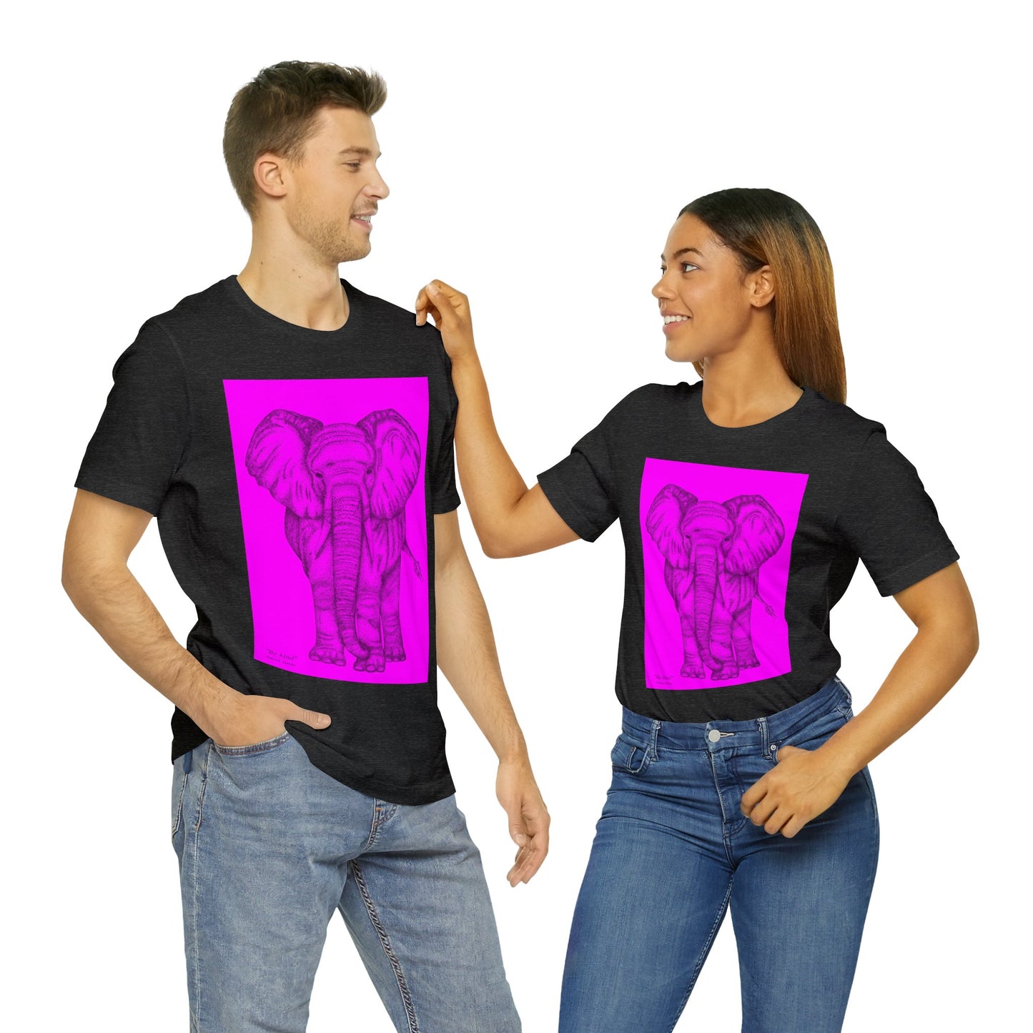 Patrick James - Be Kind - Black on Pink