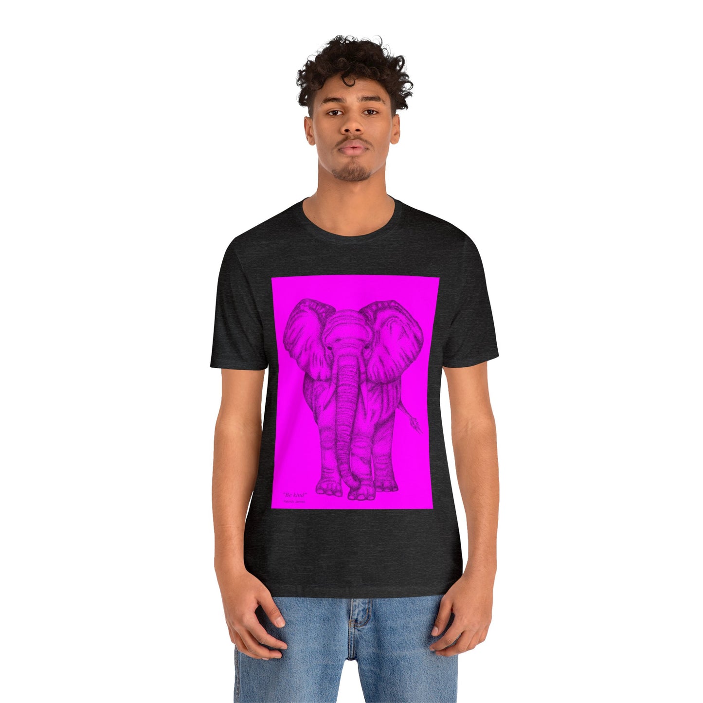 Patrick James - Be Kind - Black on Pink
