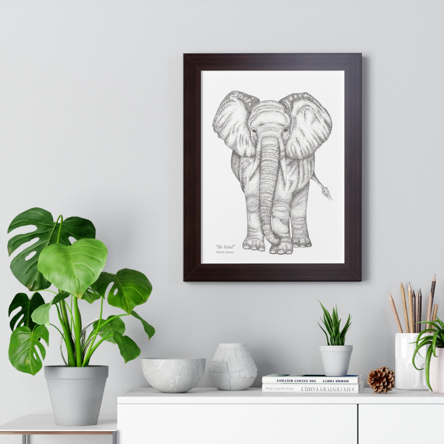 Framed Vertical Poster
