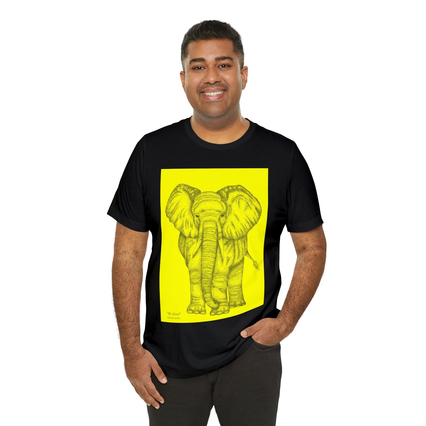 Patrick James - Be Kind - Black on Yellow
