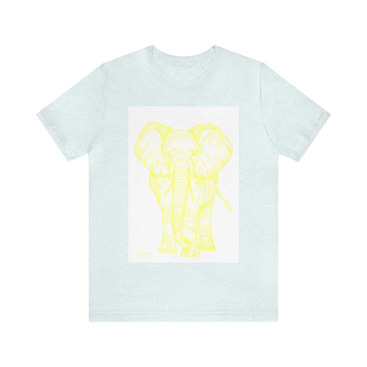 Patrick James - Be Kind - Yellow on White