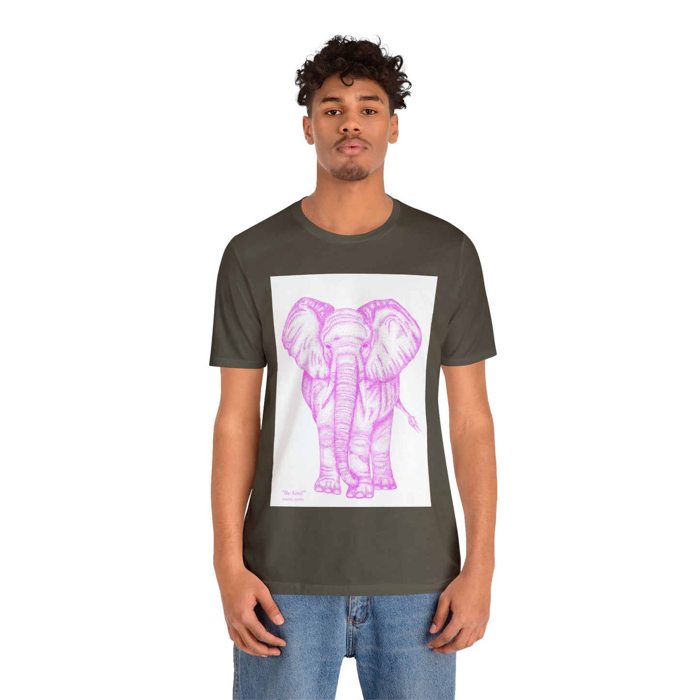 Patrick James - Be Kind - Pink on White
