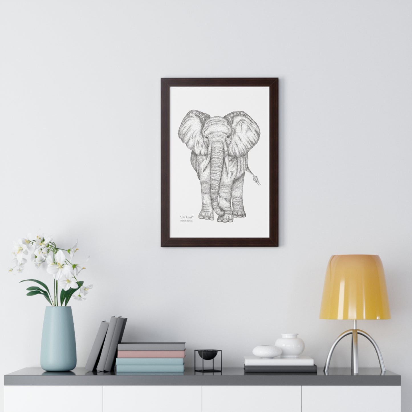Framed Vertical Poster