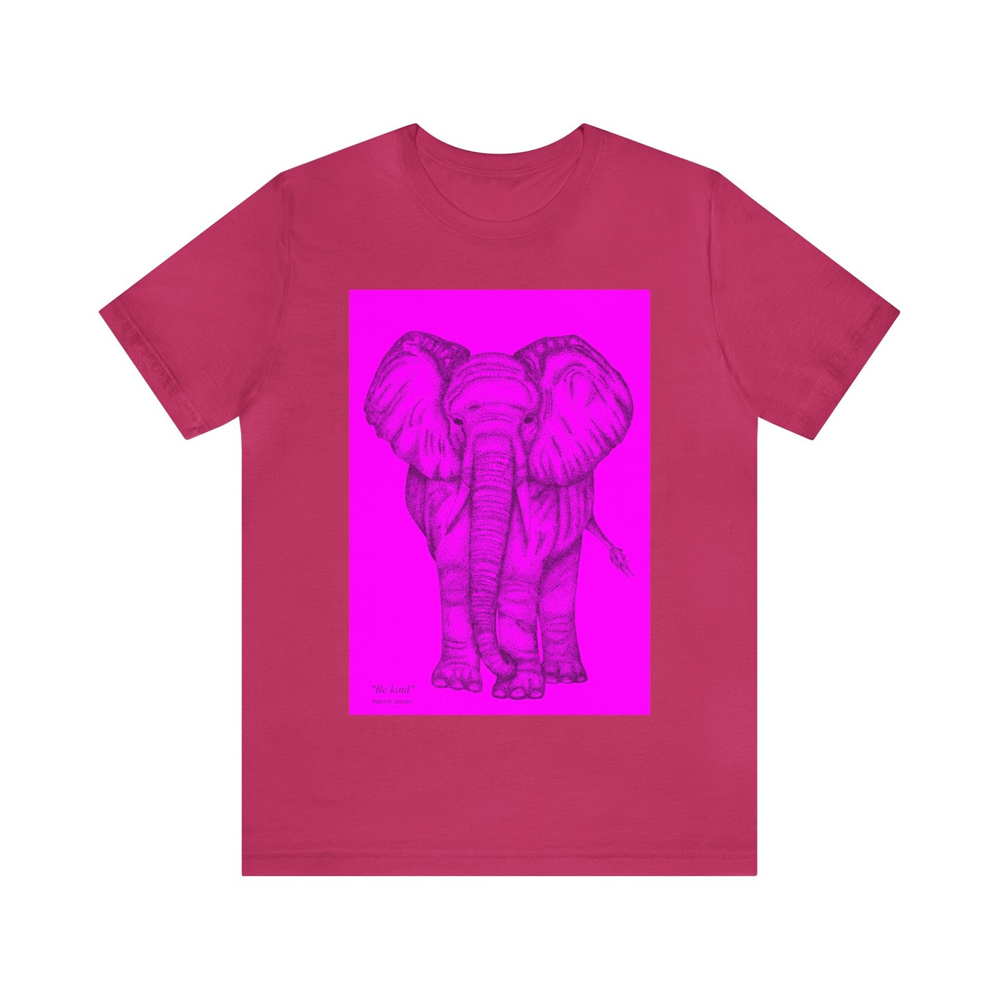 Patrick James - Be Kind - Black on Pink