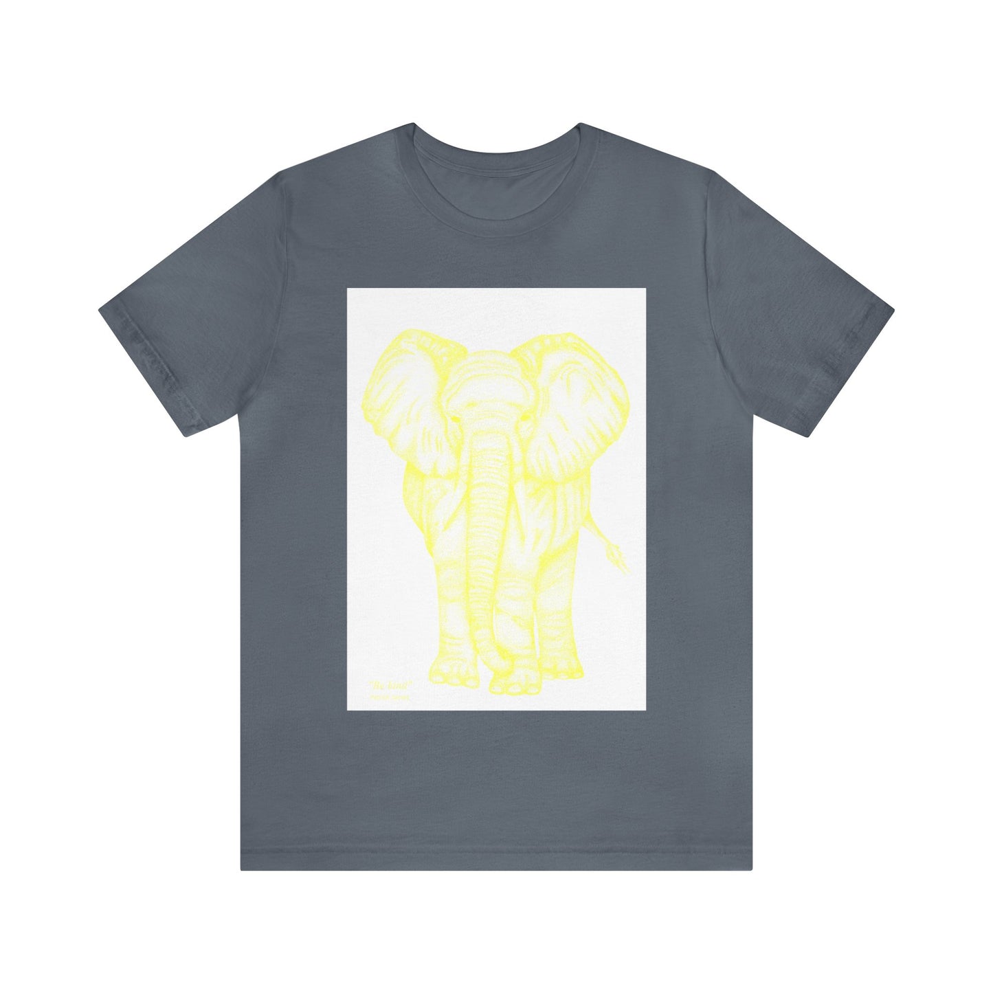 Patrick James - Be Kind - Yellow on White
