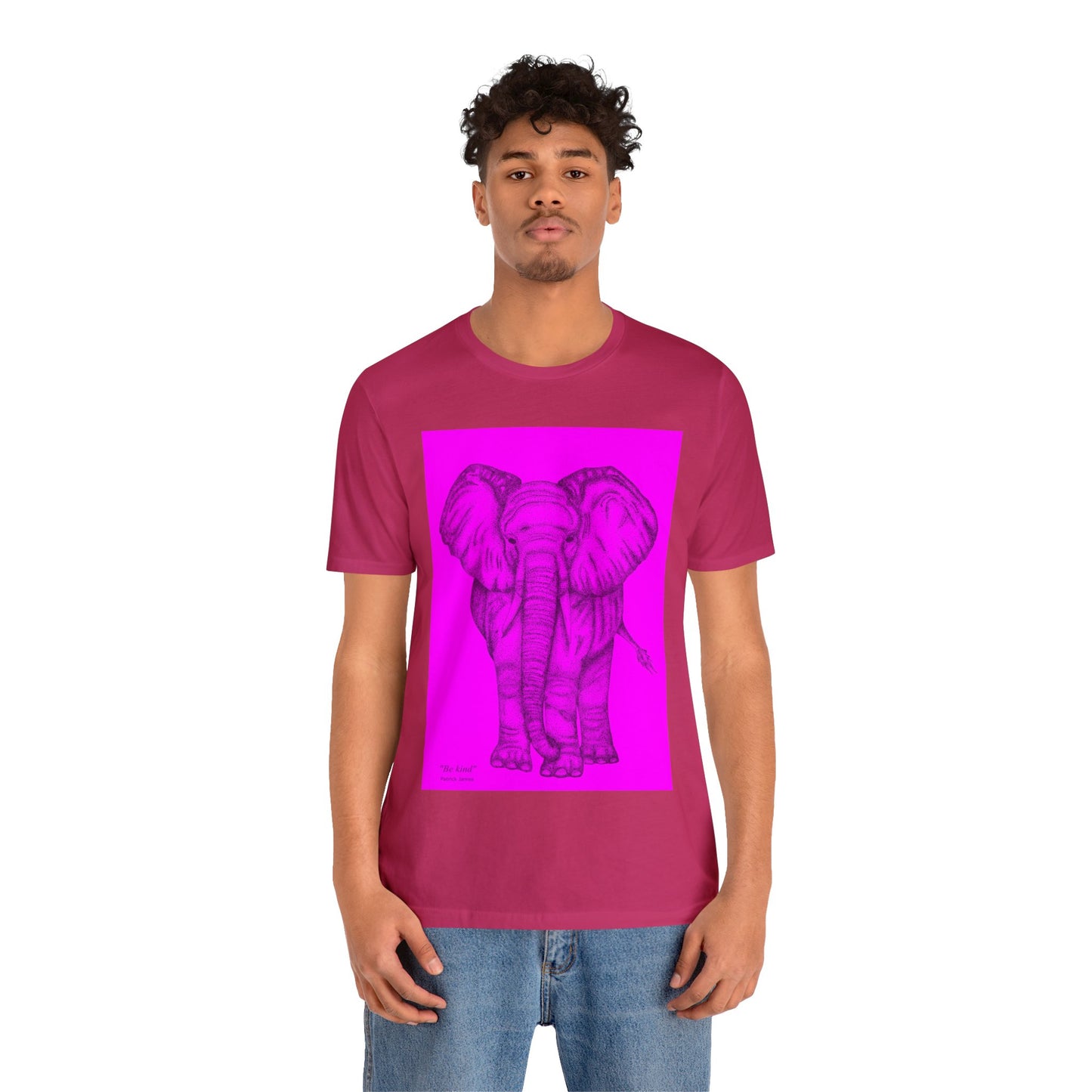 Patrick James - Be Kind - Black on Pink