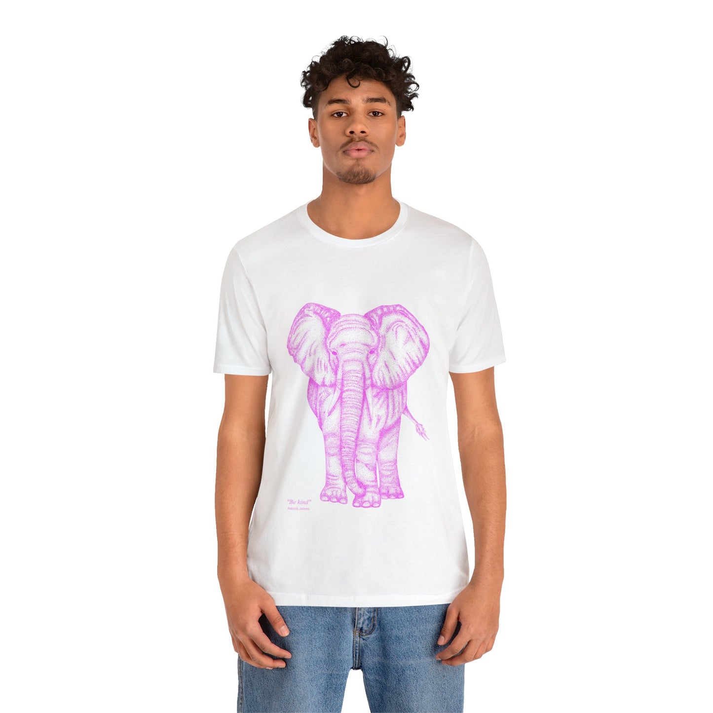 Patrick James - Be Kind - Pink on White