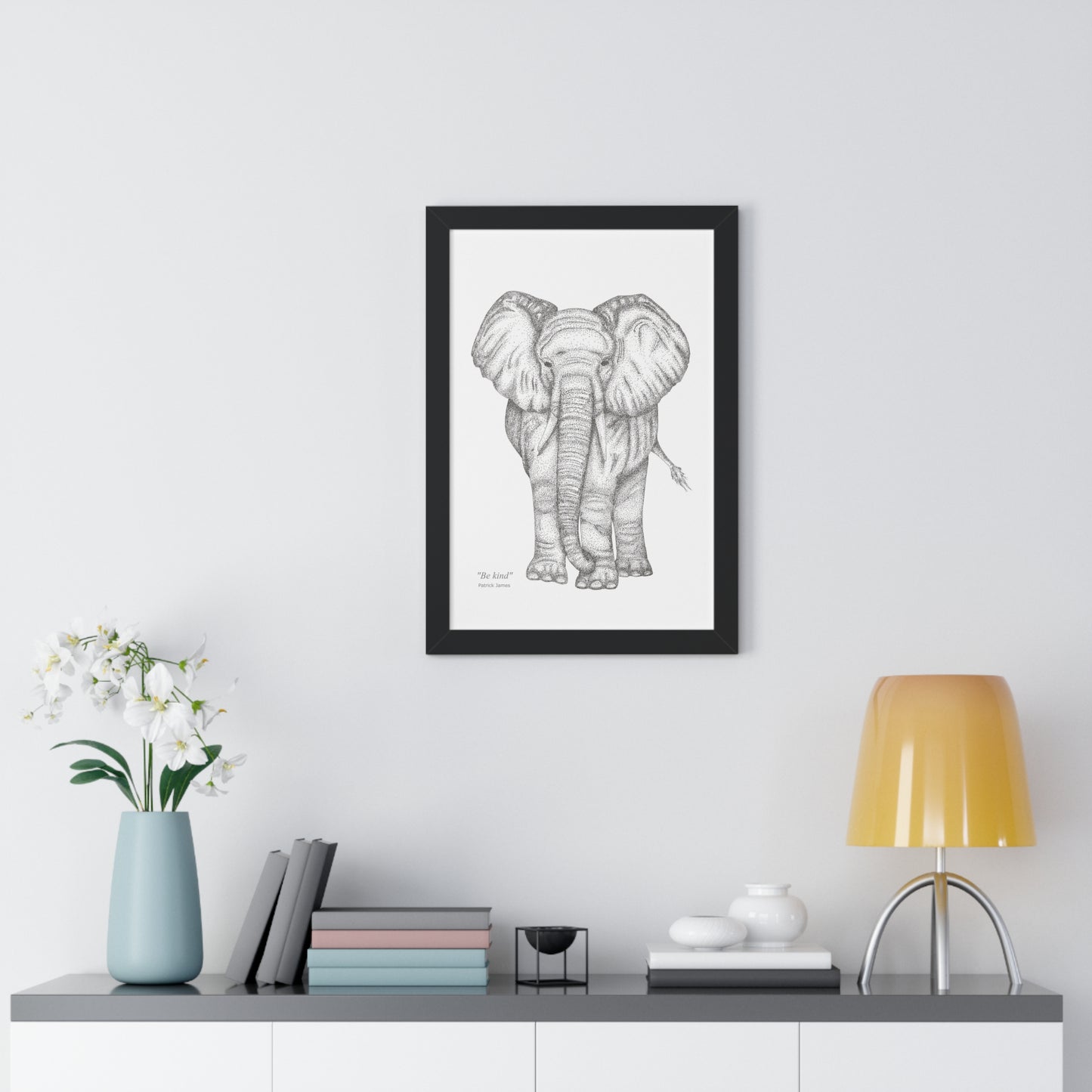 Framed Vertical Poster