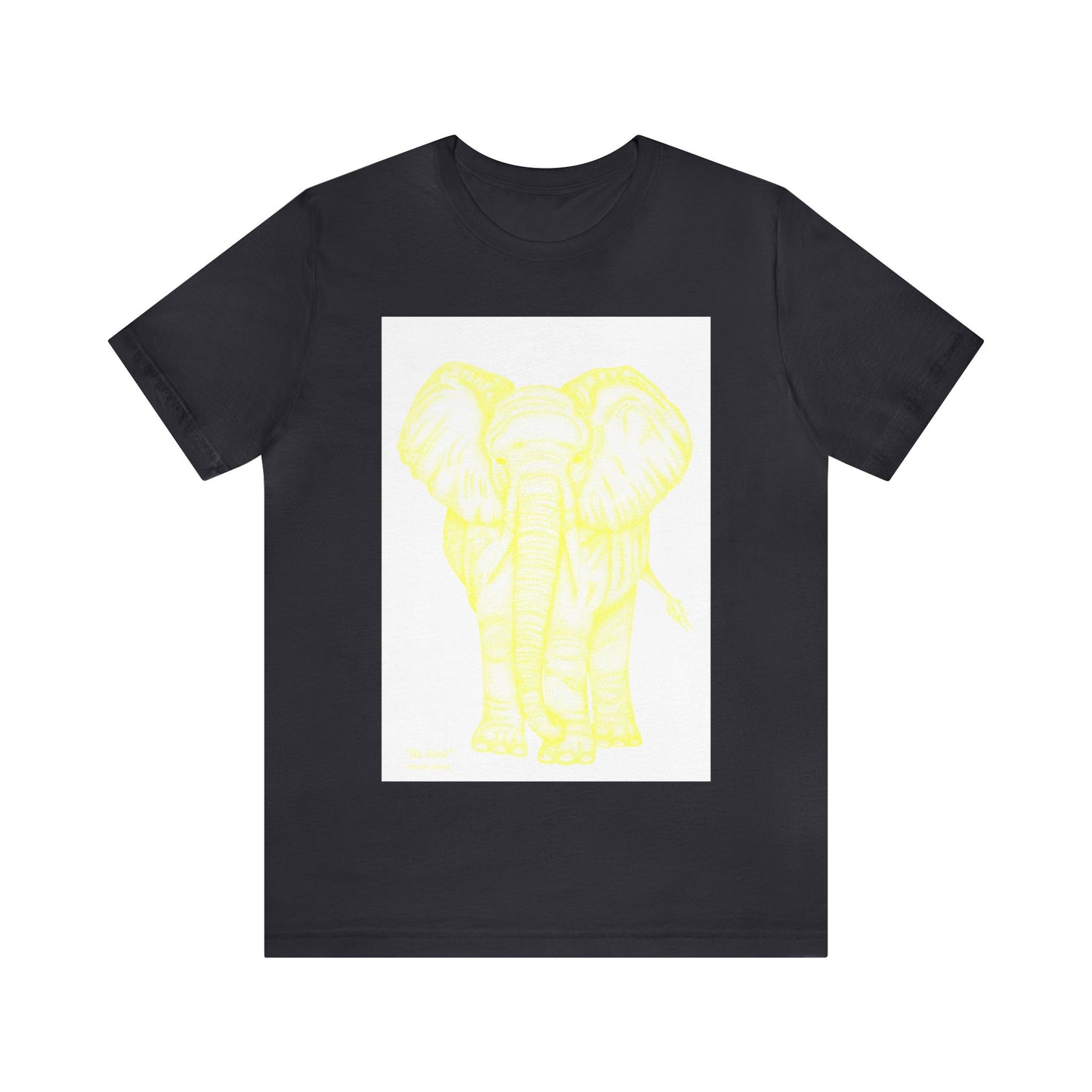 Patrick James - Be Kind - Yellow on White