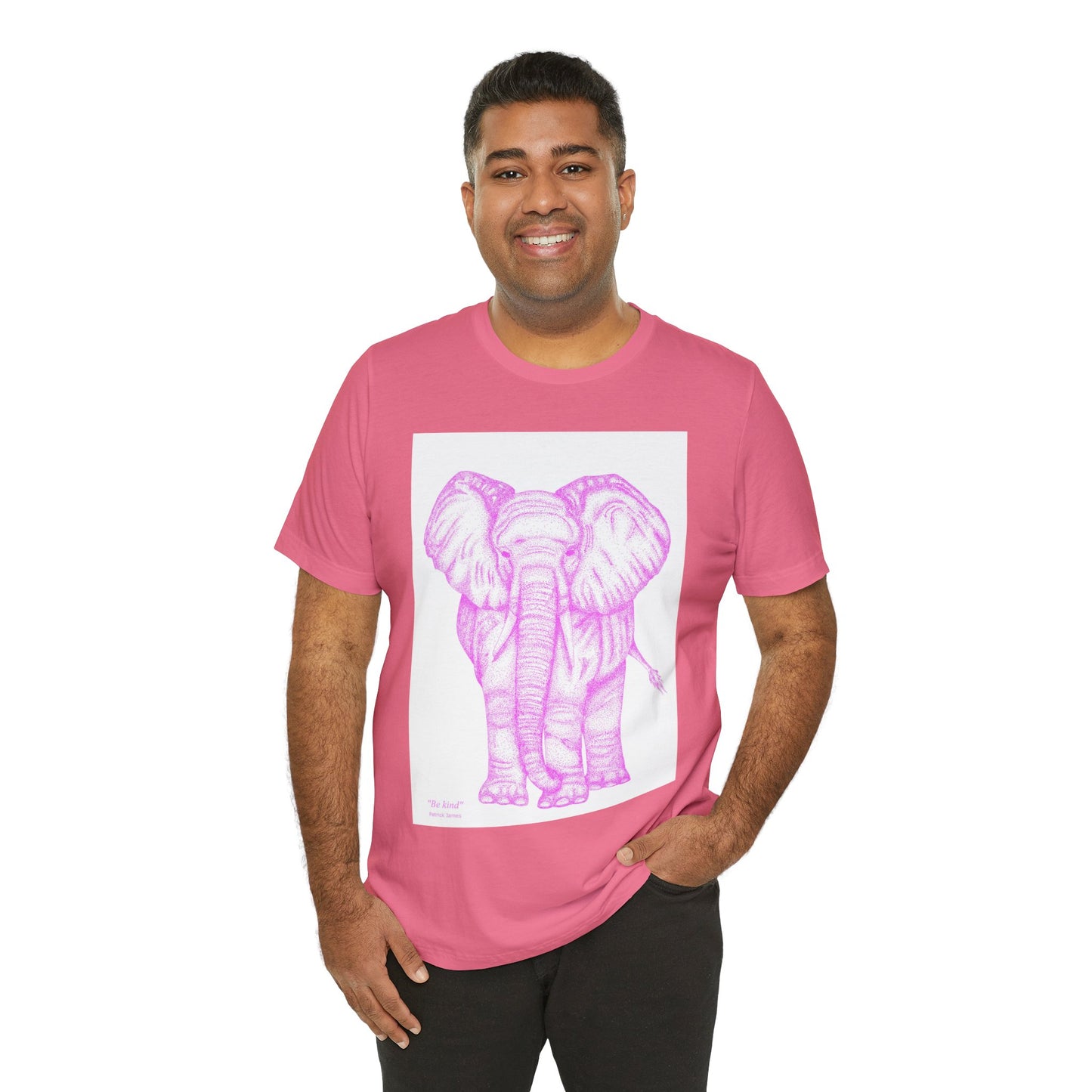 Patrick James - Be Kind - Pink on White