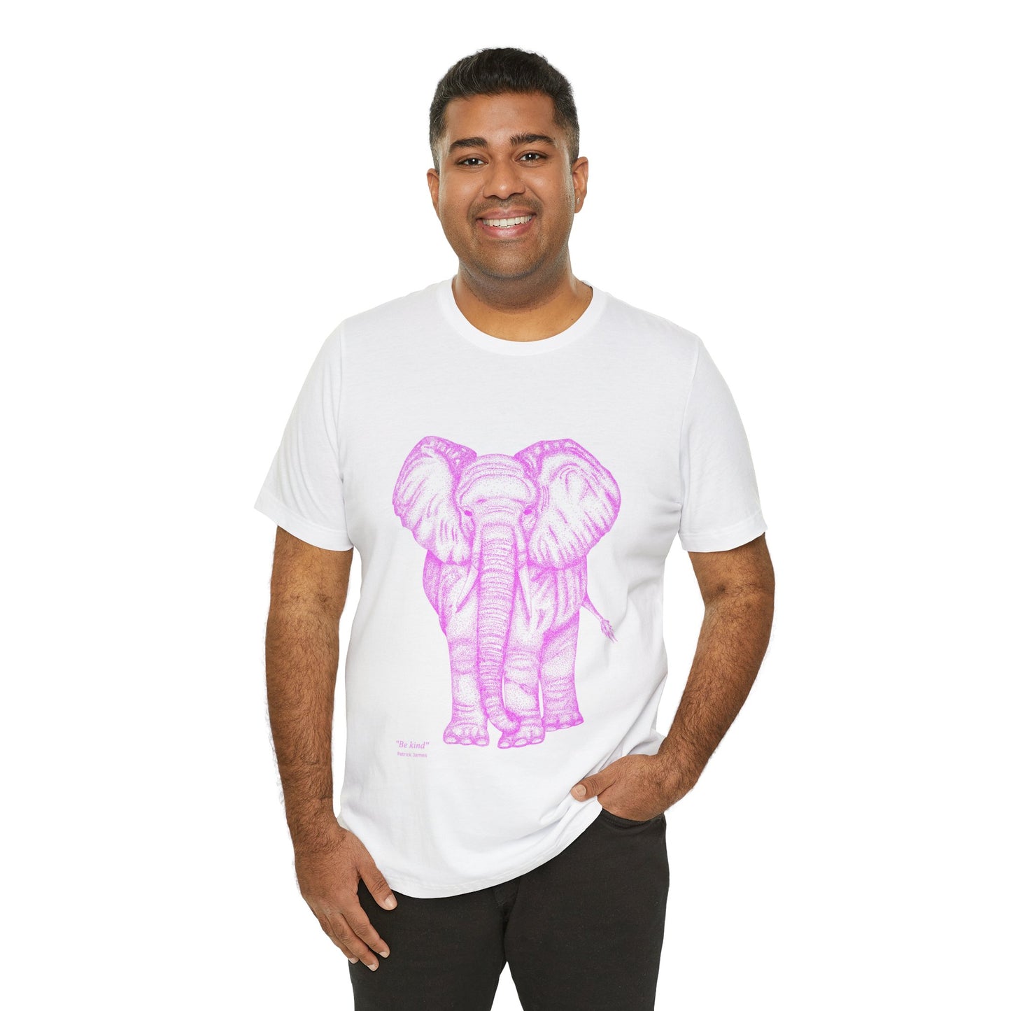 Patrick James - Be Kind - Pink on White