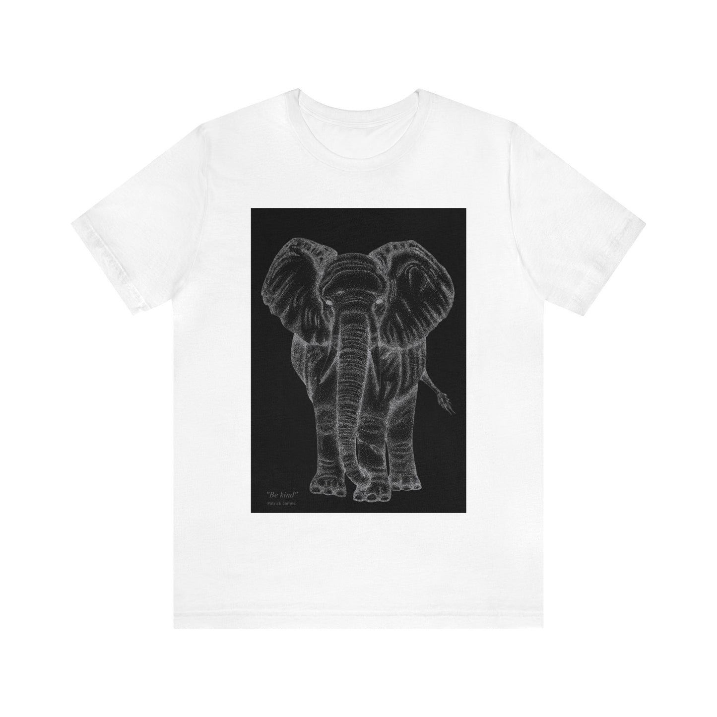 Patrick James - Be Kind - White on Black