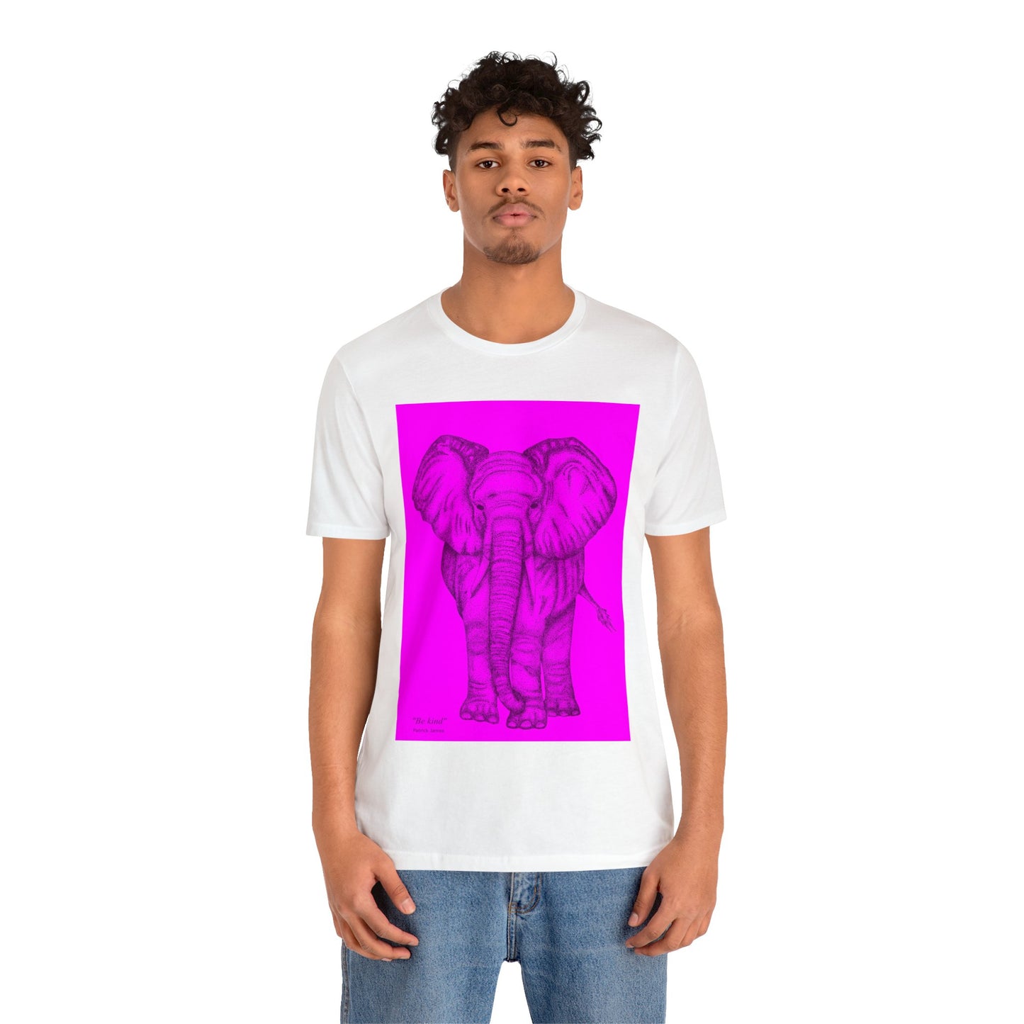 Patrick James - Be Kind - Black on Pink