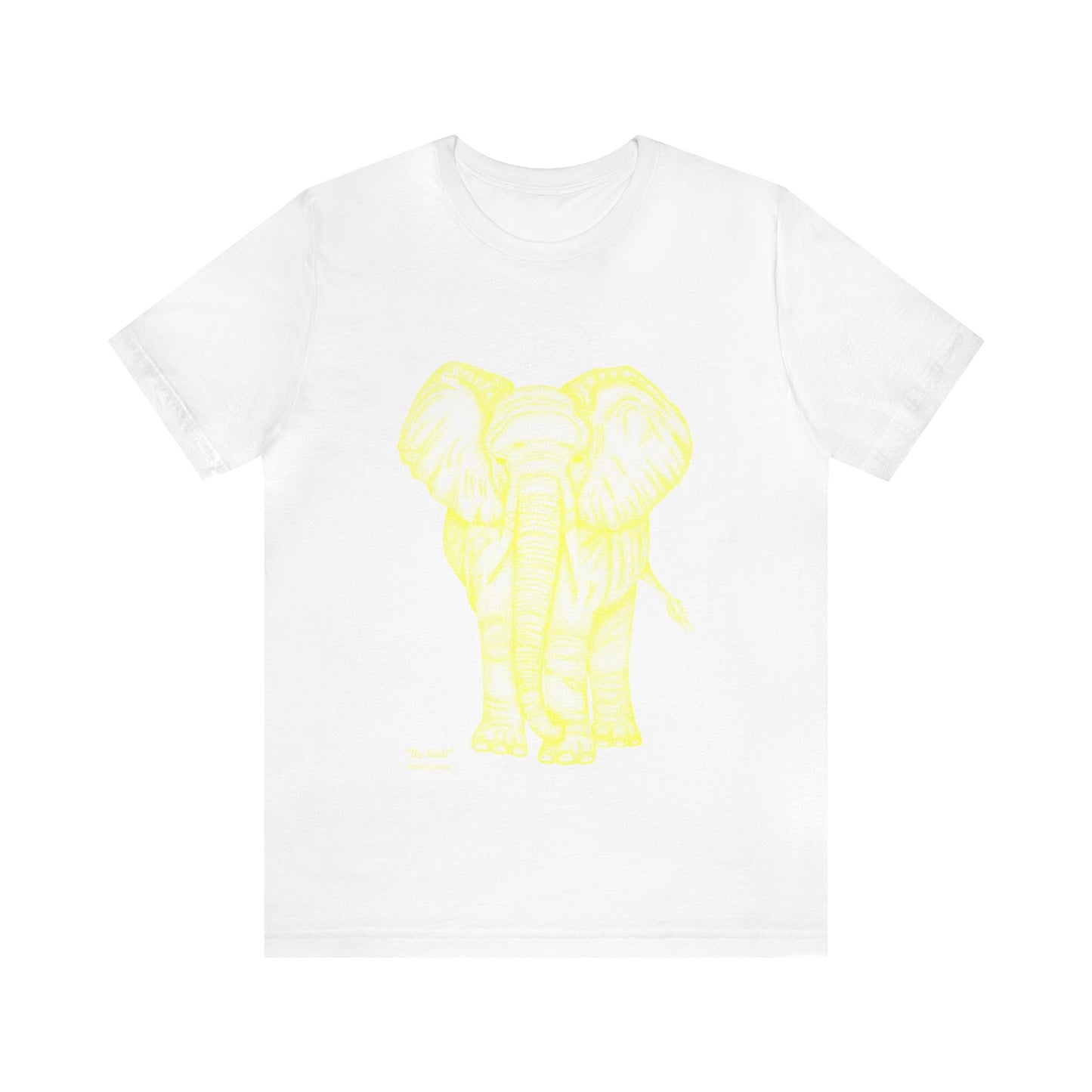 Patrick James - Be Kind - Yellow on White