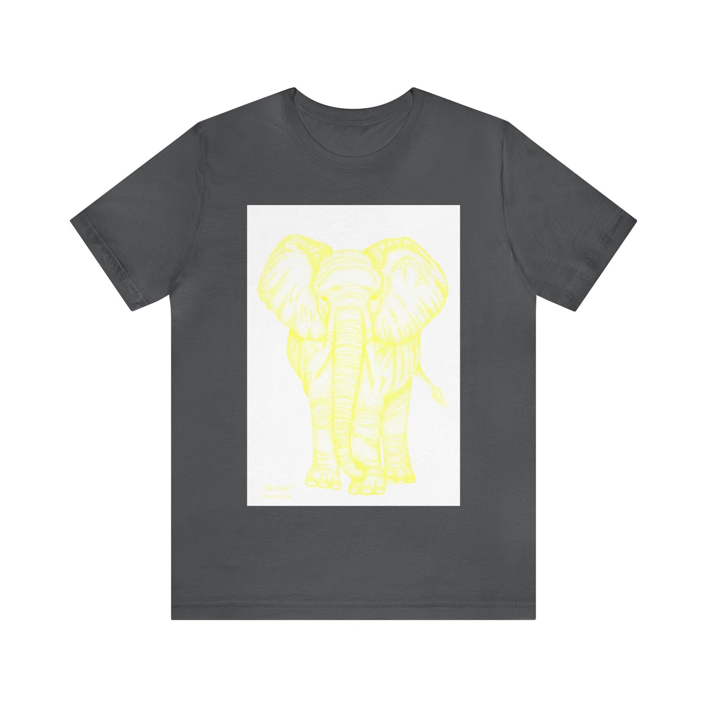 Patrick James - Be Kind - Yellow on White