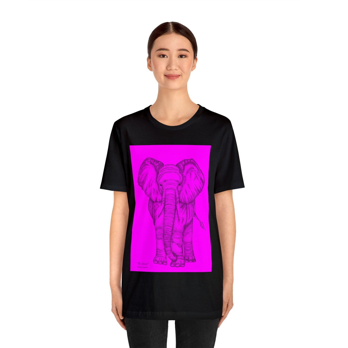 Patrick James - Be Kind - Black on Pink