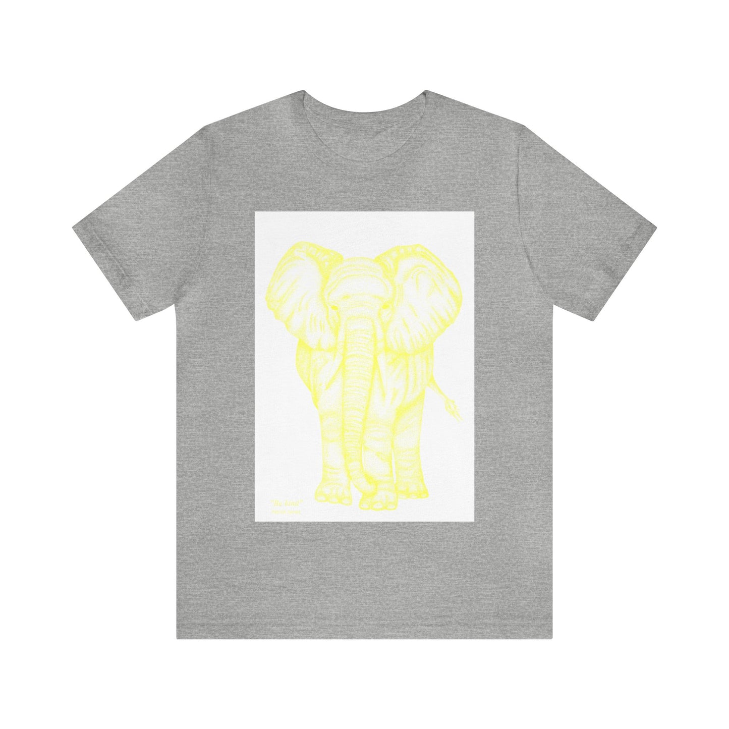 Patrick James - Be Kind - Yellow on White
