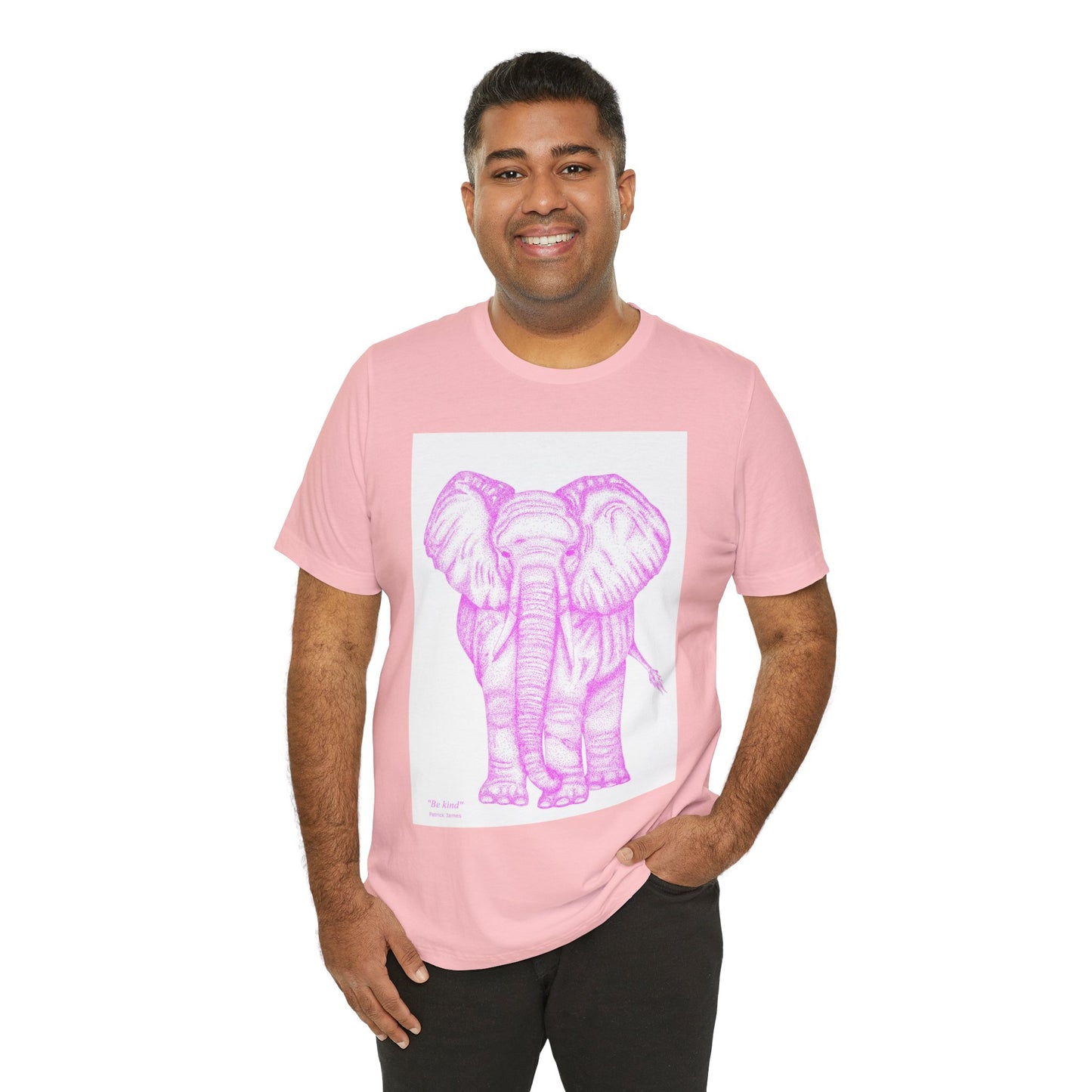 Patrick James - Be Kind - Pink on White