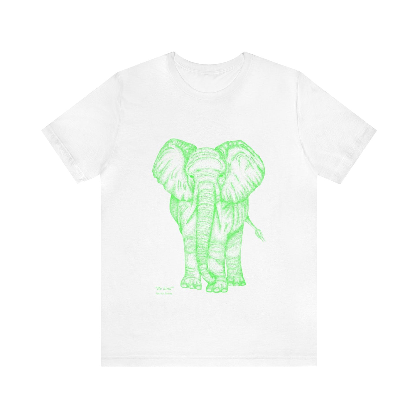 Patrick James - Be Kind - Green on White