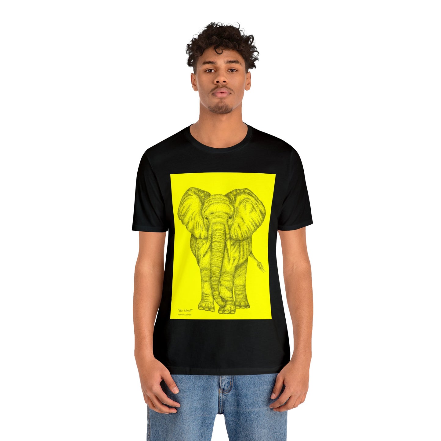 Patrick James - Be Kind - Black on Yellow