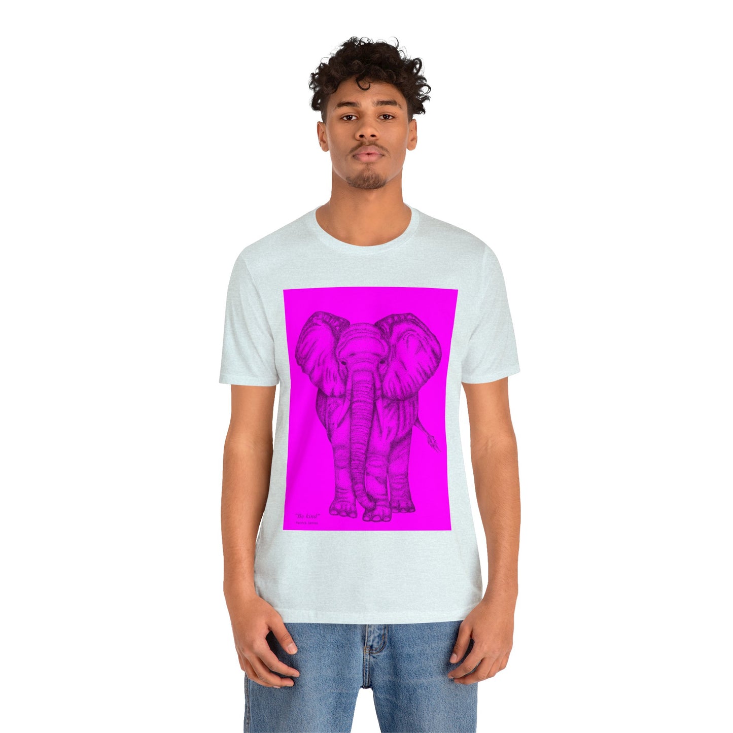 Patrick James - Be Kind - Black on Pink