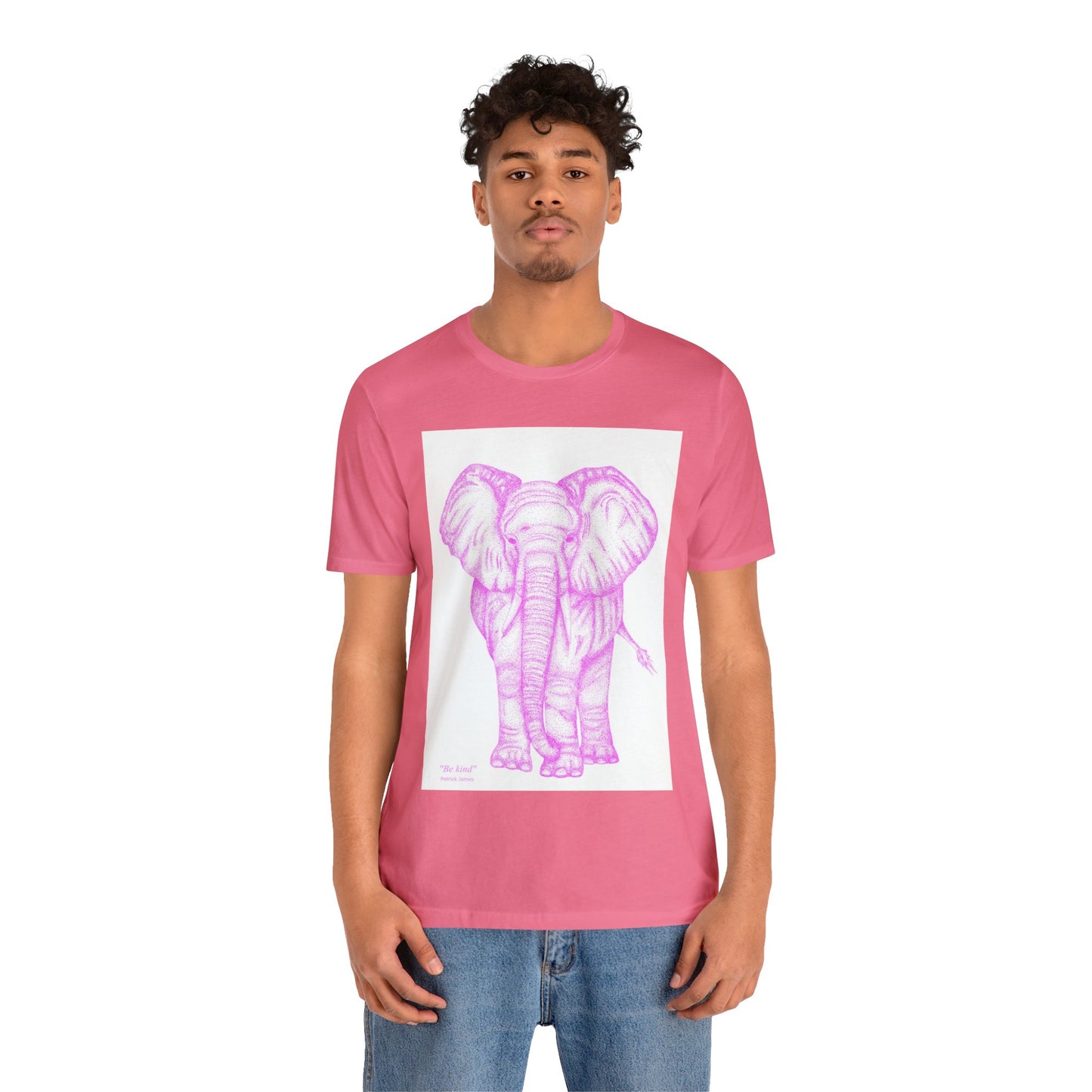 Patrick James - Be Kind - Pink on White