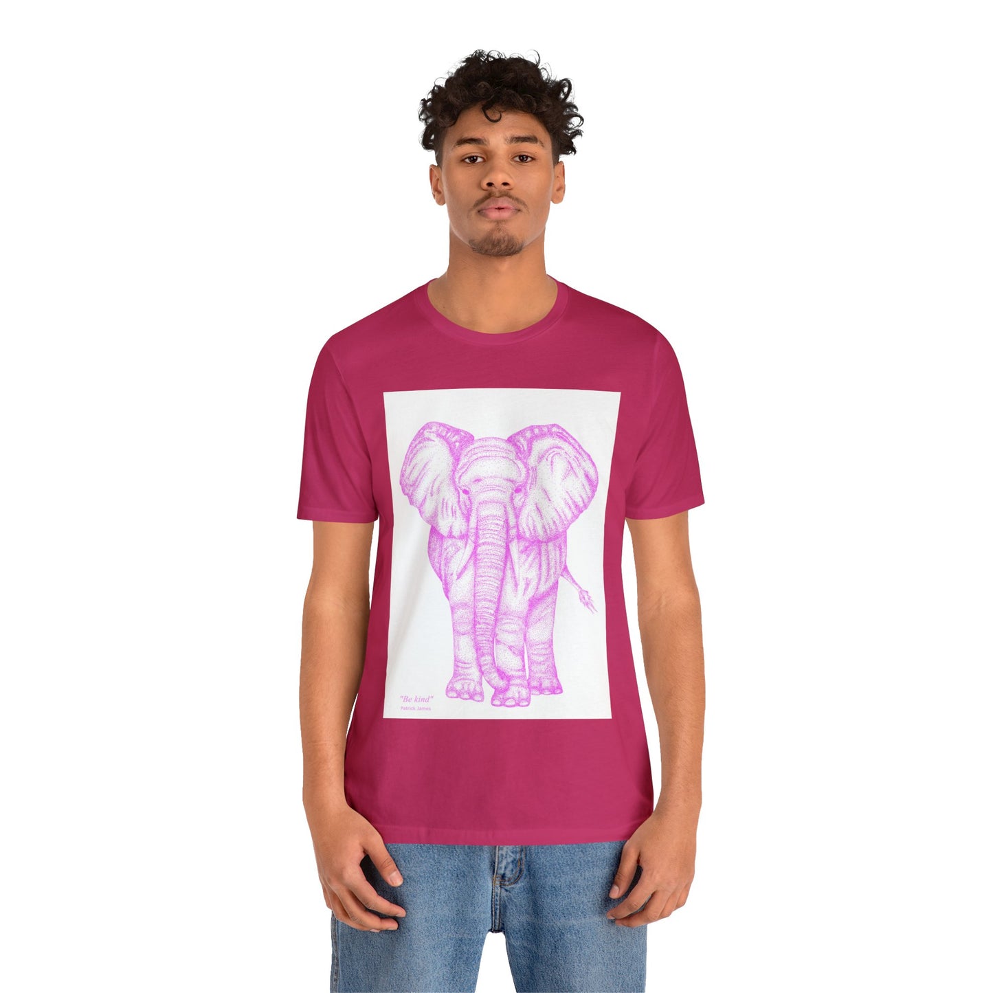 Patrick James - Be Kind - Pink on White