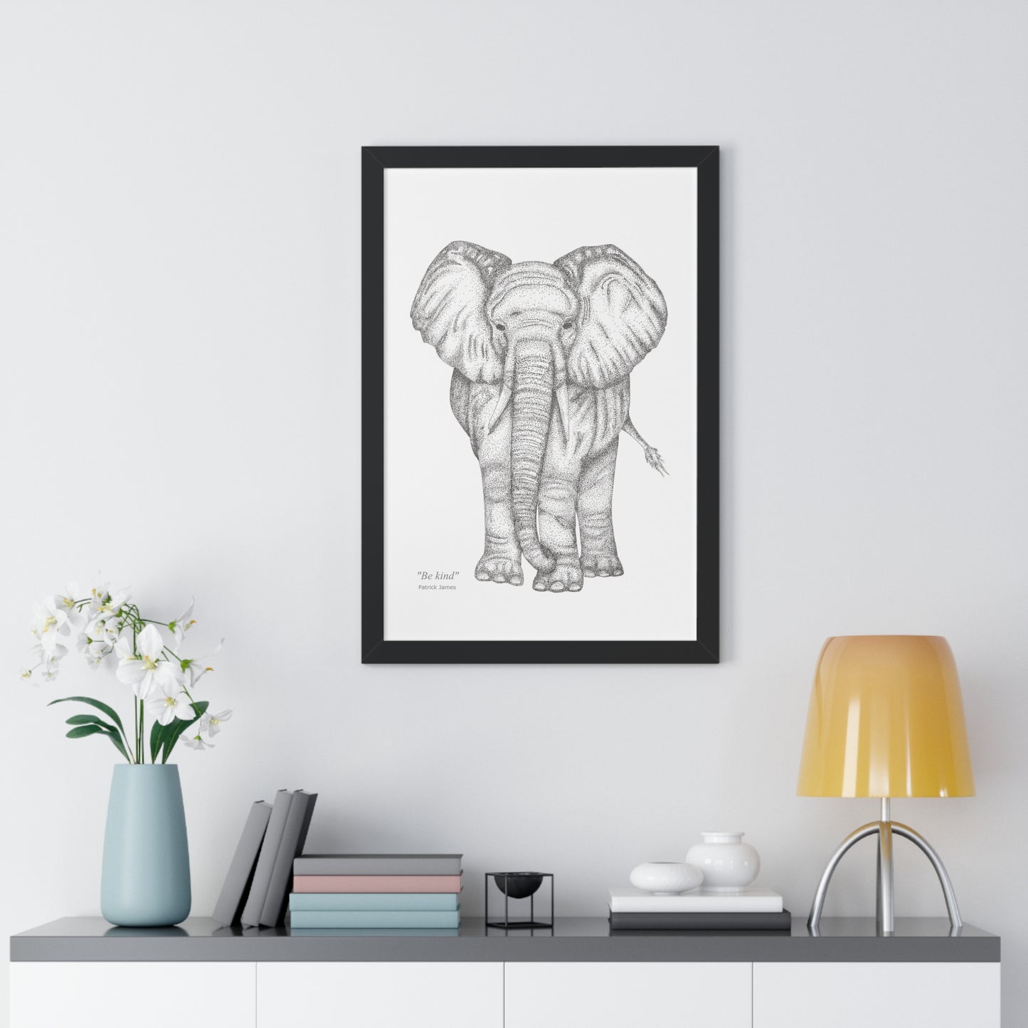 Framed Vertical Poster