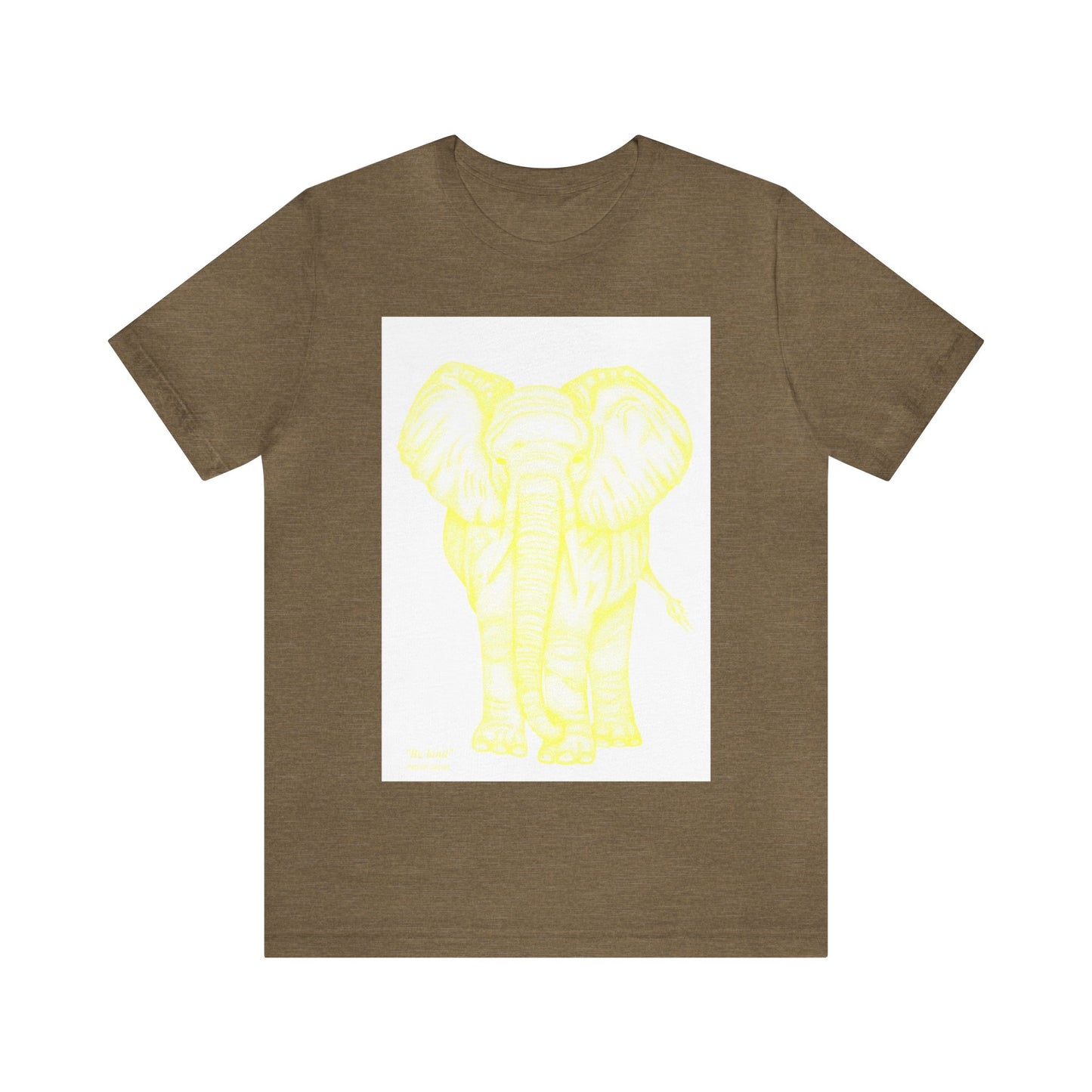 Patrick James - Be Kind - Yellow on White