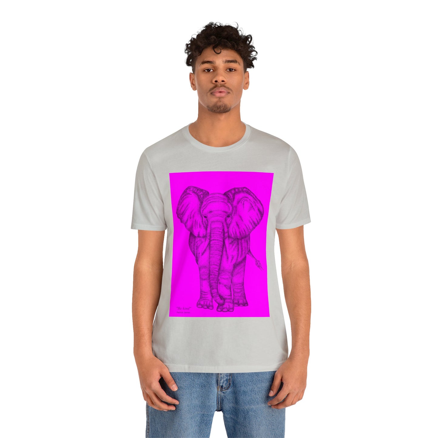 Patrick James - Be Kind - Black on Pink