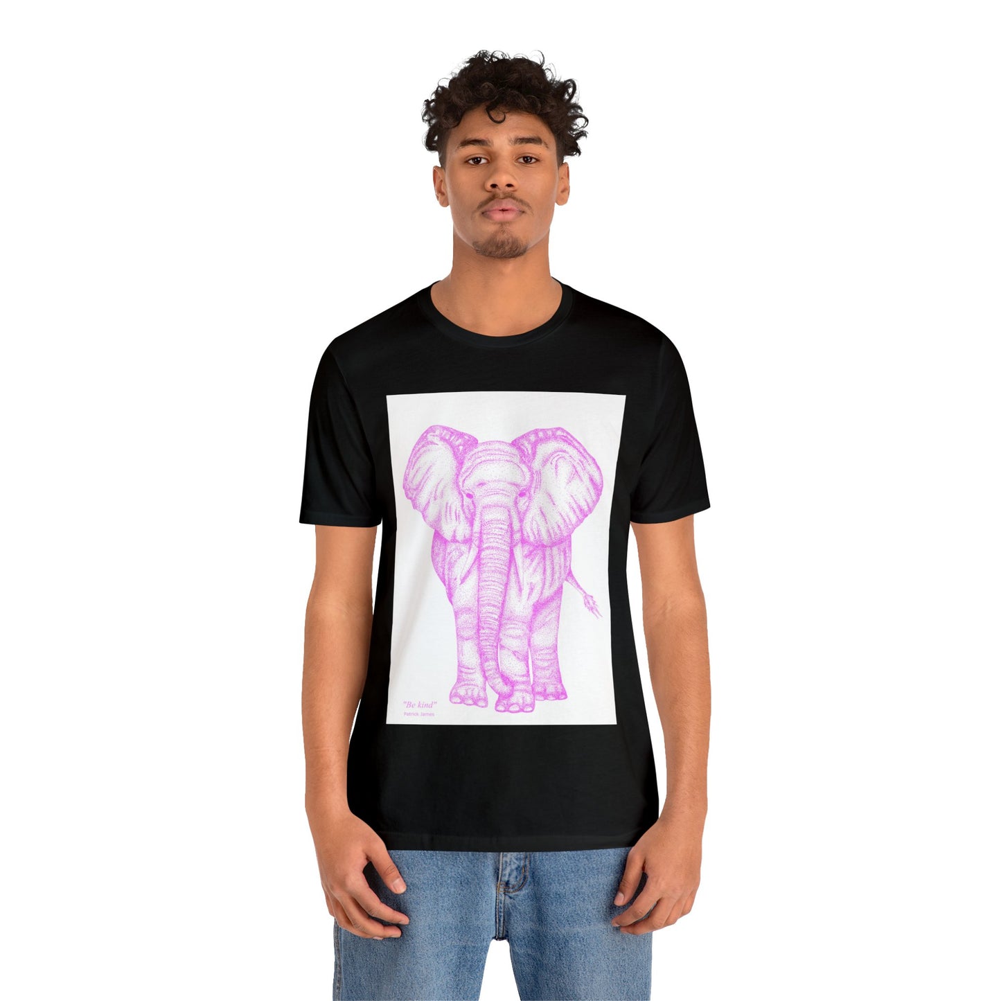 Patrick James - Be Kind - Pink on White