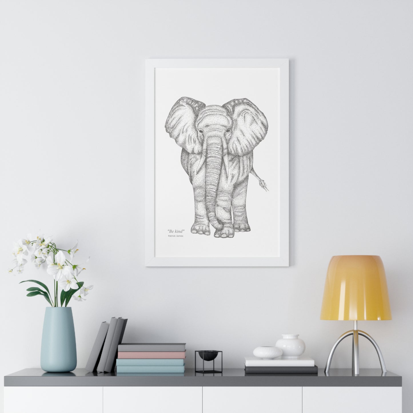 Framed Vertical Poster