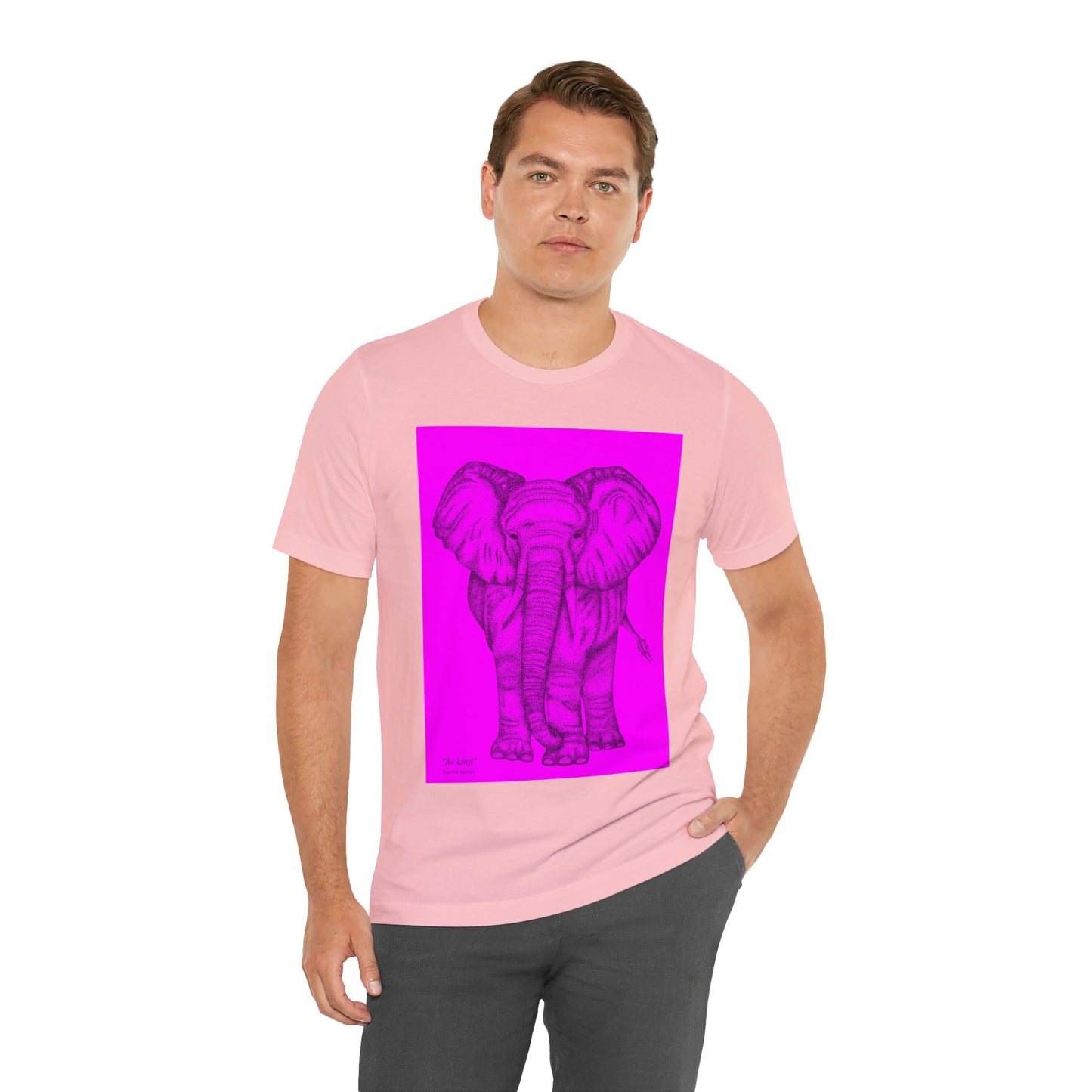 Patrick James - Be Kind - Black on Pink