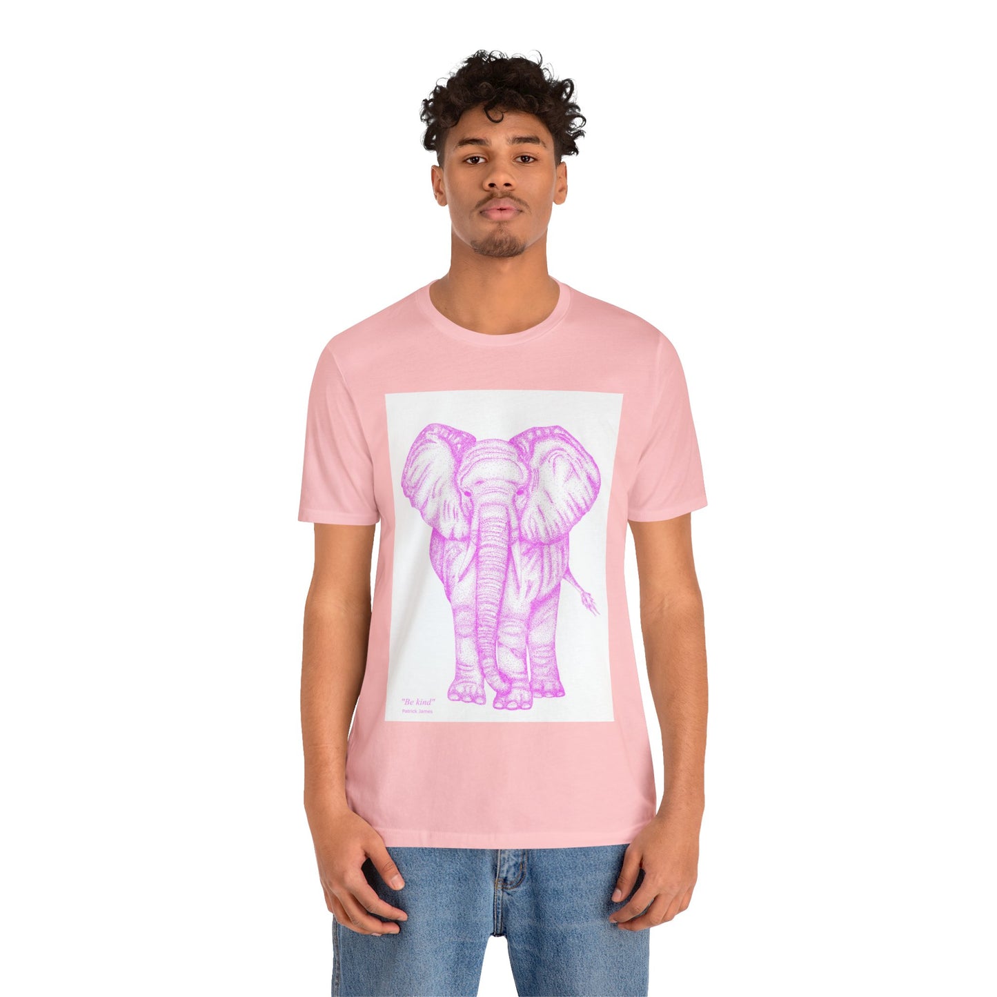 Patrick James - Be Kind - Pink on White