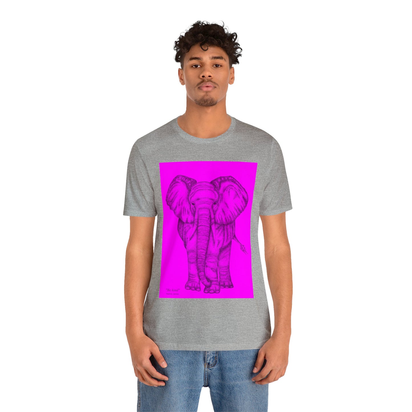Patrick James - Be Kind - Black on Pink