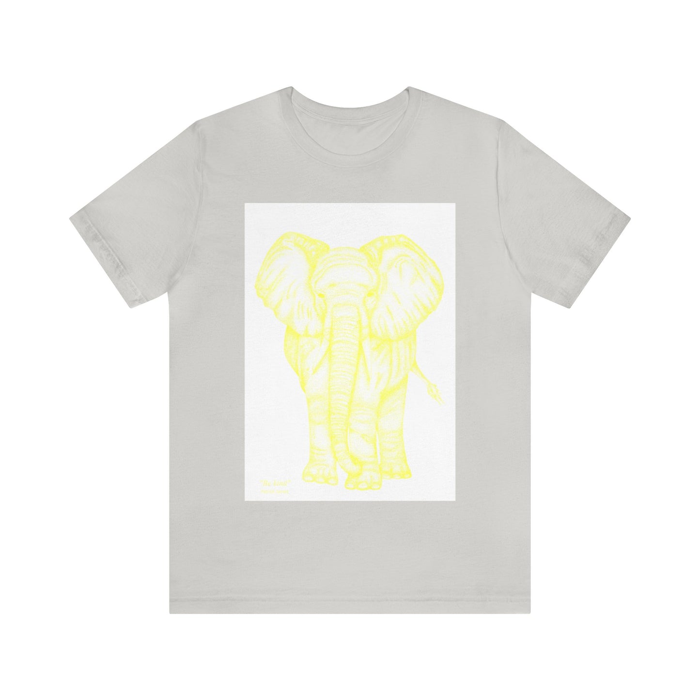 Patrick James - Be Kind - Yellow on White