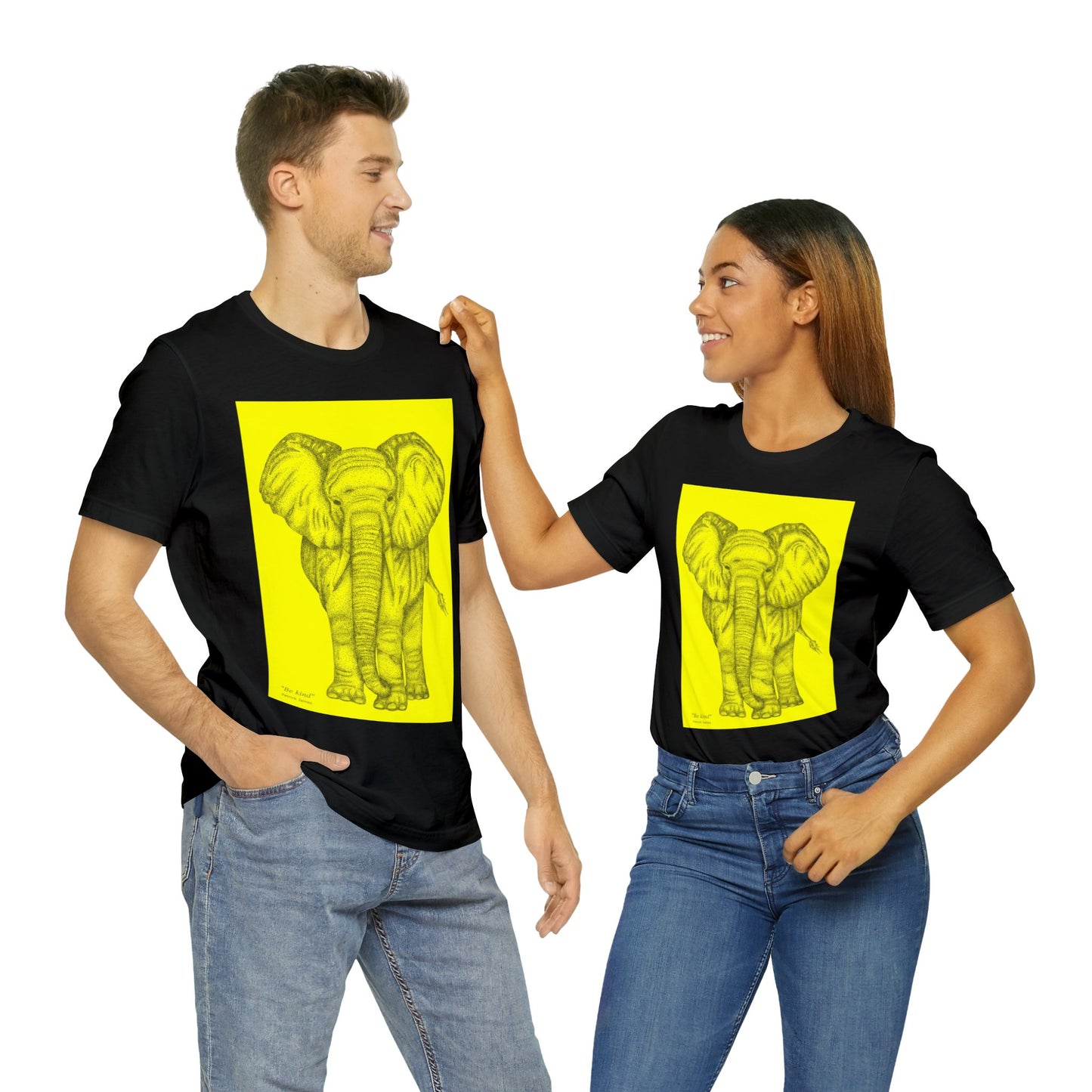 Patrick James - Be Kind - Black on Yellow