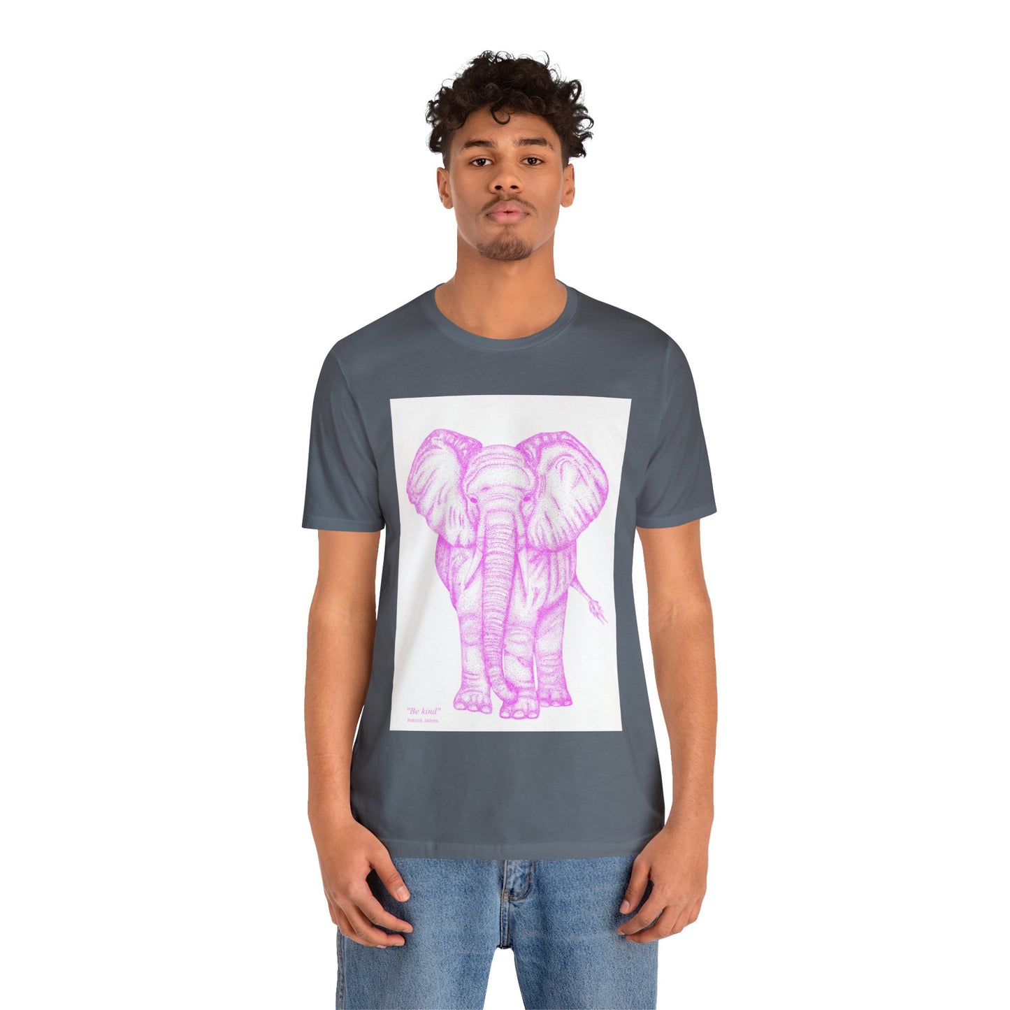 Patrick James - Be Kind - Pink on White