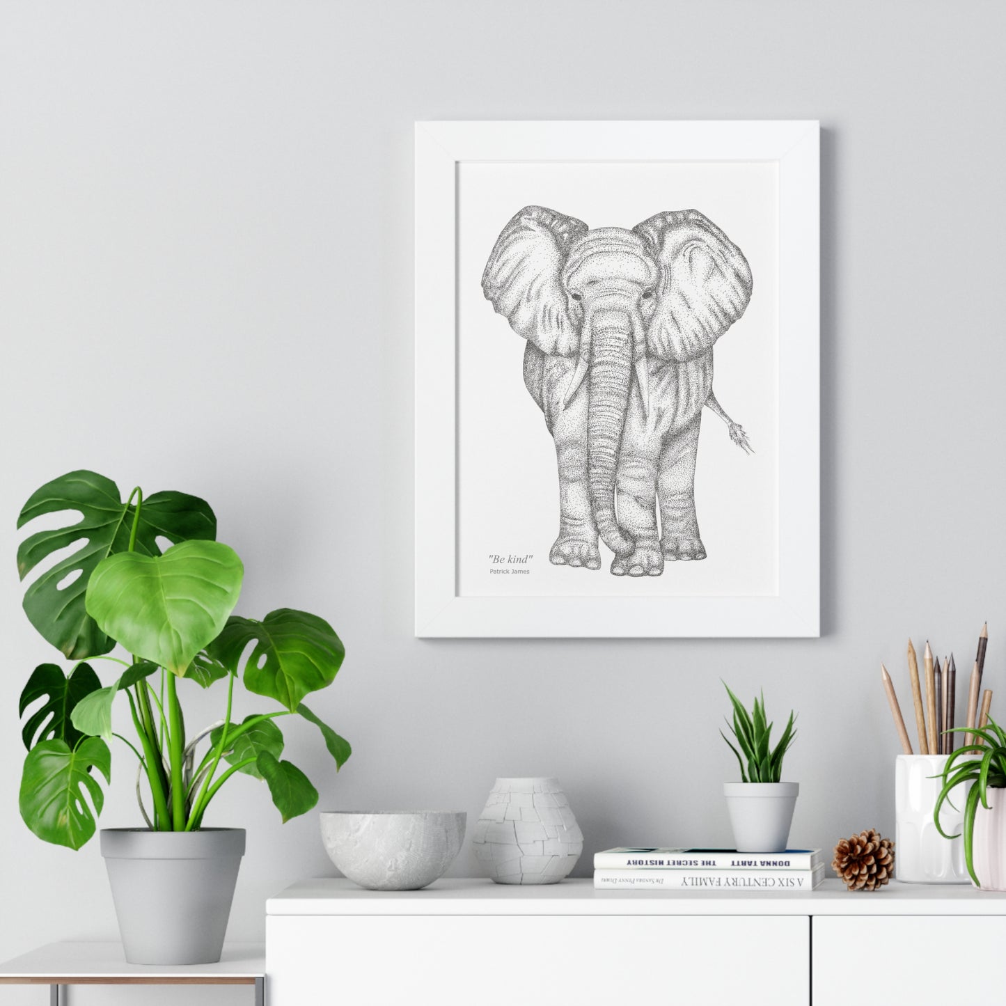 Framed Vertical Poster