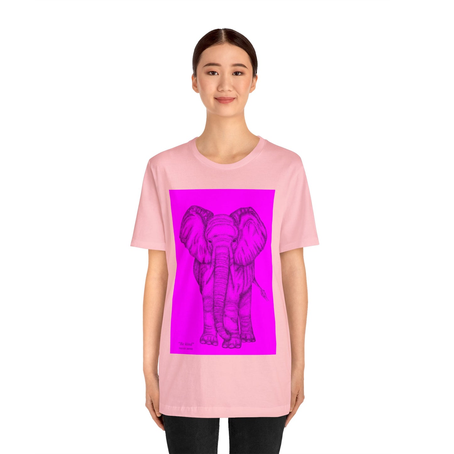Patrick James - Be Kind - Black on Pink